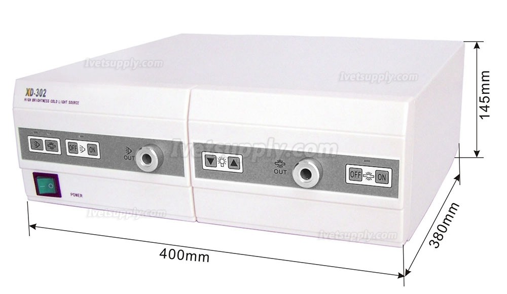 KWS XD-302-250W Veterinary/Medical  Double Holes Xenon Endoscope Light Source